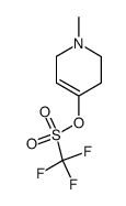 1-methyl-4-[(trifluoromethanesulfonyl)oxy]-1,2,3,6-tetrahydropyridine Structure