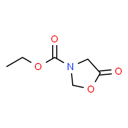 3-Oxazolidinecarboxylicacid,5-oxo-,ethylester(9CI)结构式
