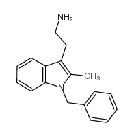 2-(1-苄-2-甲基-1H-吲哚-3-基)乙胺结构式