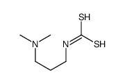 [3-(Dimethylamino)propyl]dithiocarbamic acid结构式