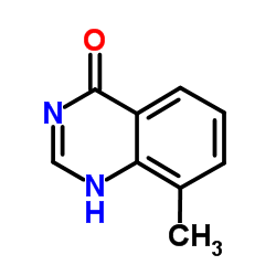 8-甲基-4-喹唑酮结构式