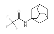 Acetamide,2,2,2-trifluoro-N-tricyclo[3.3.1.13,7]dec-1-yl- Structure