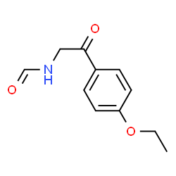 Formamide, N-[2-(4-ethoxyphenyl)-2-oxoethyl]- (9CI) Structure