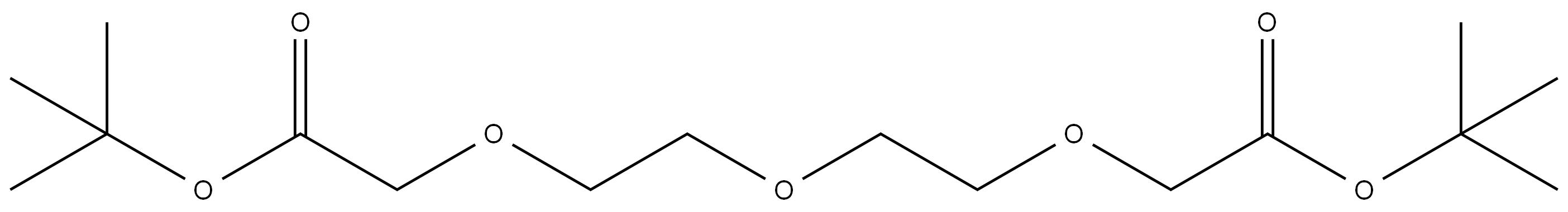2,2'-[[氧基双(乙烷-2,1-二基)]双(氧基)]二乙酸二叔丁酯结构式