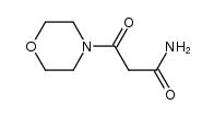 3-(morpholin-4-yl)-3-oxopropanamide结构式