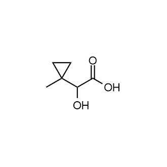 2-Hydroxy-2-(1-methylcyclopropyl)aceticacid Structure