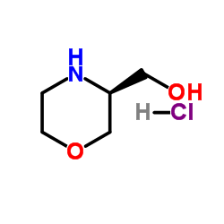 (S)-3-Hydroxymethylmorpholine hydrochloride Structure