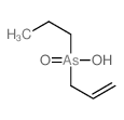 prop-2-enyl-propyl-arsinic acid结构式
