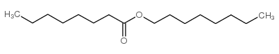 Octanoic acid, octylester Structure