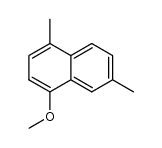 Naphthalene, 4-methoxy-1,6-dimethyl- (8CI,9CI)结构式