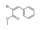(E)-2-bromo-3-phenylacrylic acid methyl ester结构式