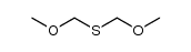 bis(methoxymethyl) sulphide Structure