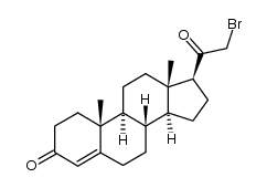 (8S,9S,10R,13S,14S,17S)-17-(2-bromoacetyl)-10,13-dimethyl-6,7,8,9,10,11,12,13,14,15,16,17-dodecahydro-1H-cyclopenta[a]phenanthren-3(2H)-one Structure