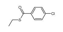 4-Chlorothiobenzoic acid S-ethyl ester Structure