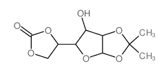 a-D-Glucofuranose,1,2-O-(1-methylethylidene)-, cyclic 5,6-carbonate (9CI)结构式