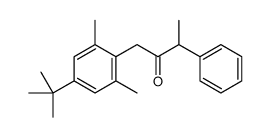 1-(4-tert-Butyl-2,6-xylyl)-3-phenyl-2-butanone Structure