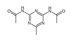 2,4-bis-acetylamino-6-methyl-[1,3,5]triazine结构式