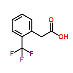 2-(Trifluoromethyl)phenylacetic acid Structure