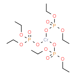 chromium(3+) tris(diethyl) tris(phosphate) Structure