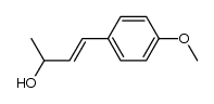 (E)-4-MeOC6H4CH=CH-CH(OH)-CH3结构式