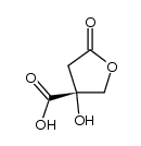 3-Furoicacid,tetrahydro-3-hydroxy-5-oxo-,(R)-(+)-(8CI)结构式
