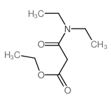 Propanoicacid, 3-(diethylamino)-3-oxo-, ethyl ester structure