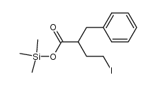 trimethylsilyl 2-benzyl-4-iodobutanoate Structure