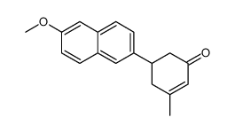 2-Cyclohexen-1-one, 5-(6-Methoxy-2-naphthalenyl)-3-Methyl- structure