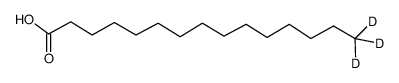 Pentadecanoic Acid-d3 Structure