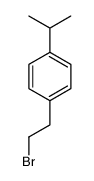 1-(2-溴乙基)-4-异丙基苯结构式