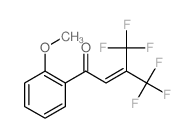 4,4,4-trifluoro-1-(2-methoxyphenyl)-3-(trifluoromethyl)but-2-en-1-one Structure