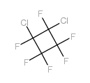1,2-二氯-1,2,3,3,4,4-六氟杂环丁烷结构式