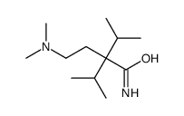 4-(Dimethylamino)-2,2-diisopropylbutyramide结构式