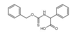 benzyloxythiocarbonylamino-phenyl-acetic acid Structure