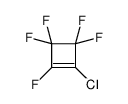 1-chloro-2,3,3,4,4-pentafluorocyclobutene Structure