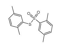 2,5-dimethyl-benzenethiosulfonic acid S-(2,5-dimethyl-phenyl ester)结构式