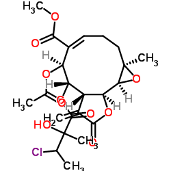 沼菊素氯海德林结构式