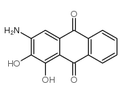 9,10-Anthracenedione,3-amino-1,2-dihydroxy- Structure