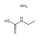 ethyl-dithiocarbamic acid, ammonium salt结构式