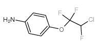 4-(2-氯-1,1,2-三氟乙氧基)苯胺结构式