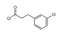3-(3-chlorophenyl)propionyl chloride结构式