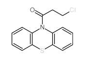 3-氯-1-苯并噻嗪-10-丙烷-1-酮结构式