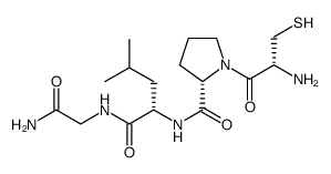H-Cys-Pro-Leu-Gly-NH2 Structure
