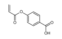 4-prop-2-enoyloxybenzoic acid结构式