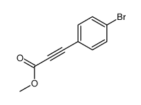 3-(4-溴苯基)丙炔酸甲酯结构式