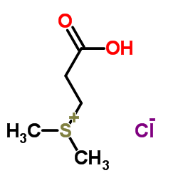 (2-Carboxyethyl)dimethylsulfonium chloride Structure