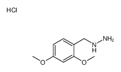 (2,4-二甲氧基苄基)肼盐酸盐结构式