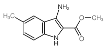 Methyl 3-amino-5-methyl-1H-indole-2-carboxylate Structure