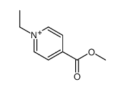 methyl 1-ethylpyridin-1-ium-4-carboxylate结构式