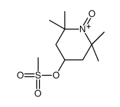(2,2,6,6-tetramethyl-1-oxopiperidin-1-ium-4-yl) methanesulfonate结构式